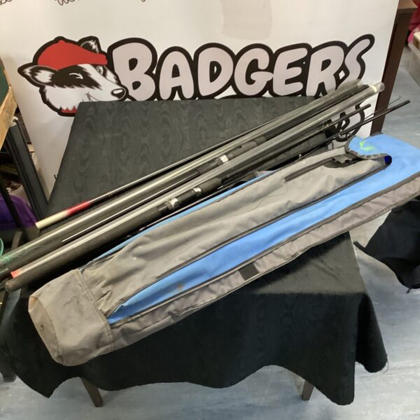 Bundle of fishing rods including a Diawa rod bag.