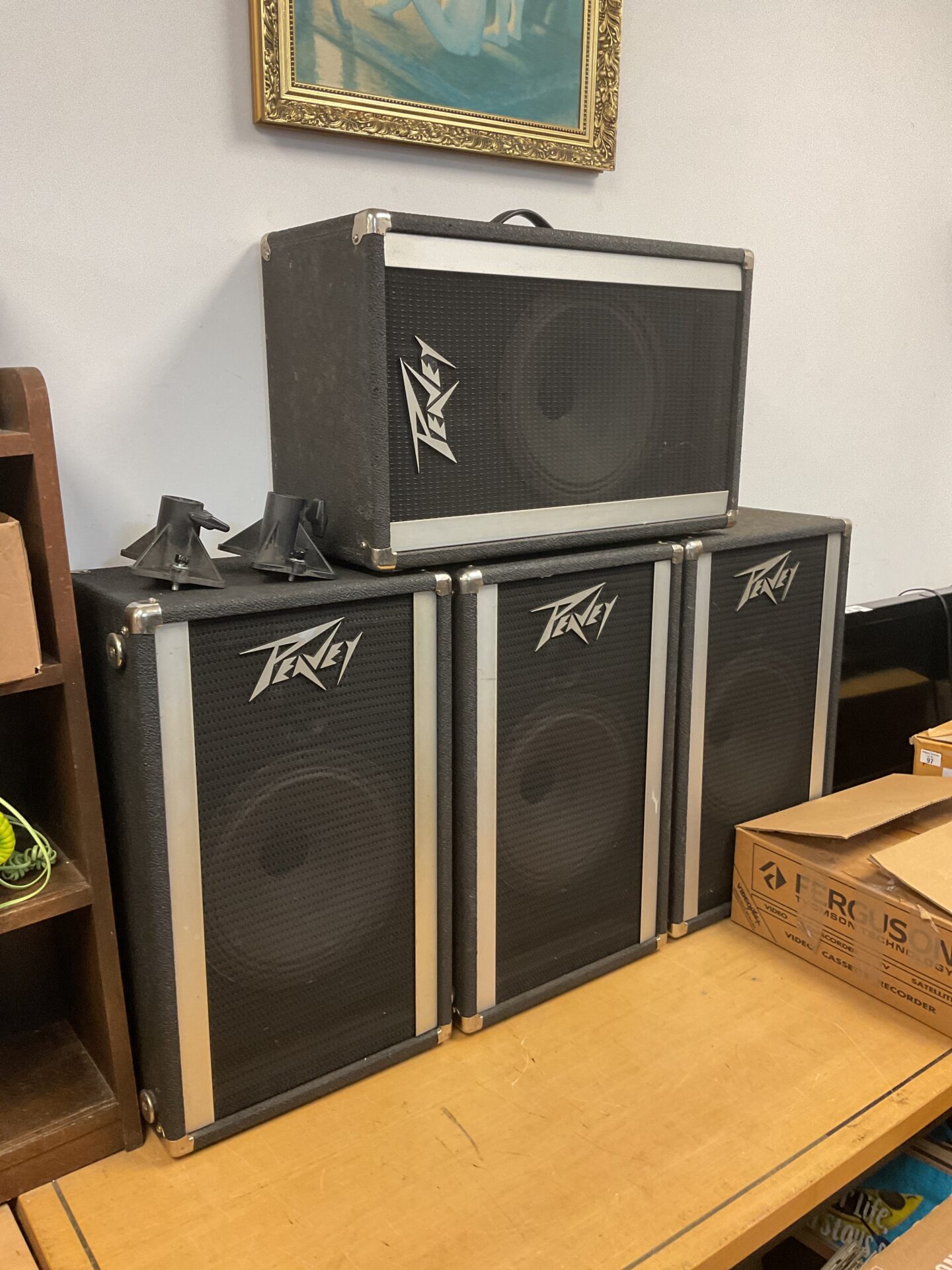 101 Set of four peavey 12” pa speakers