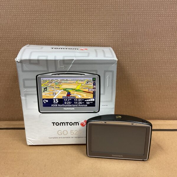 Tomtom Go 520 sat nav device, colour touchscreen, portable GPS.