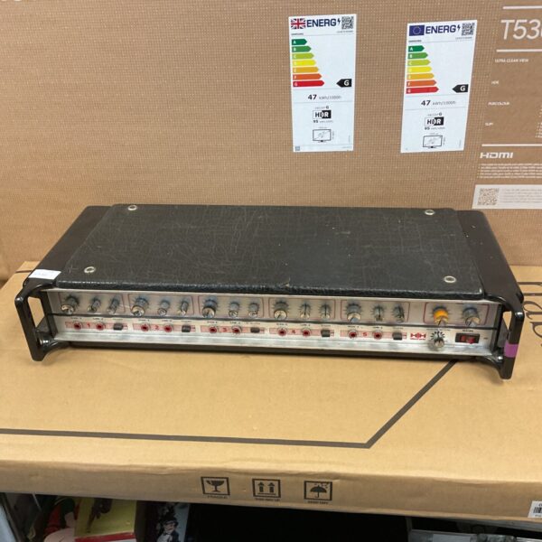 Vintage H&H MA100 amplifier head for guitarists.