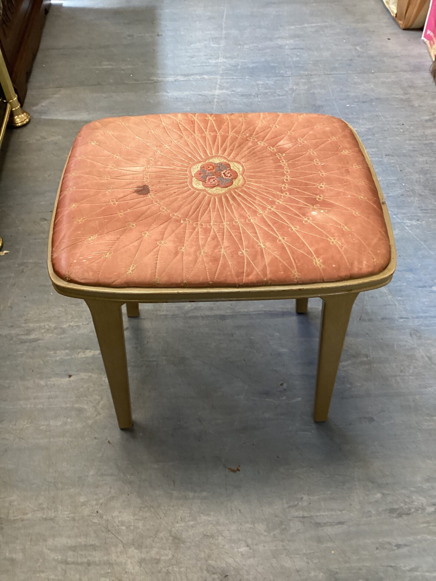 402 Vintage dressing table stool