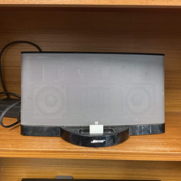 Black Bose SoundDock Series II speaker system for digital music players.