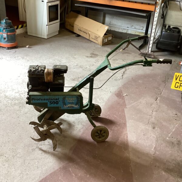 Used Templar Pro 500 rotovator for garden soil preparation.
