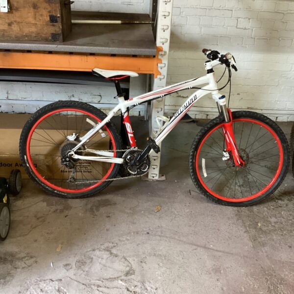 Used Specialized Rockhopper mountain bike for sale.