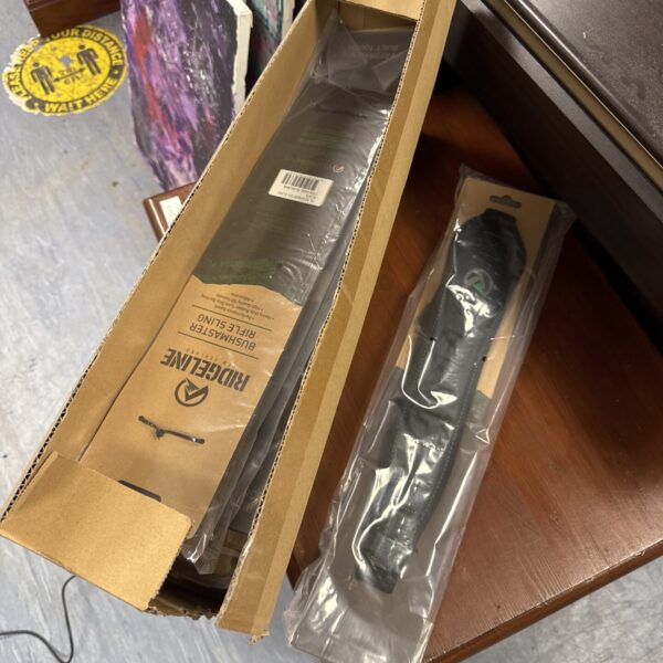 New Ridgeline Bushmaster rifle slings in original packaging.