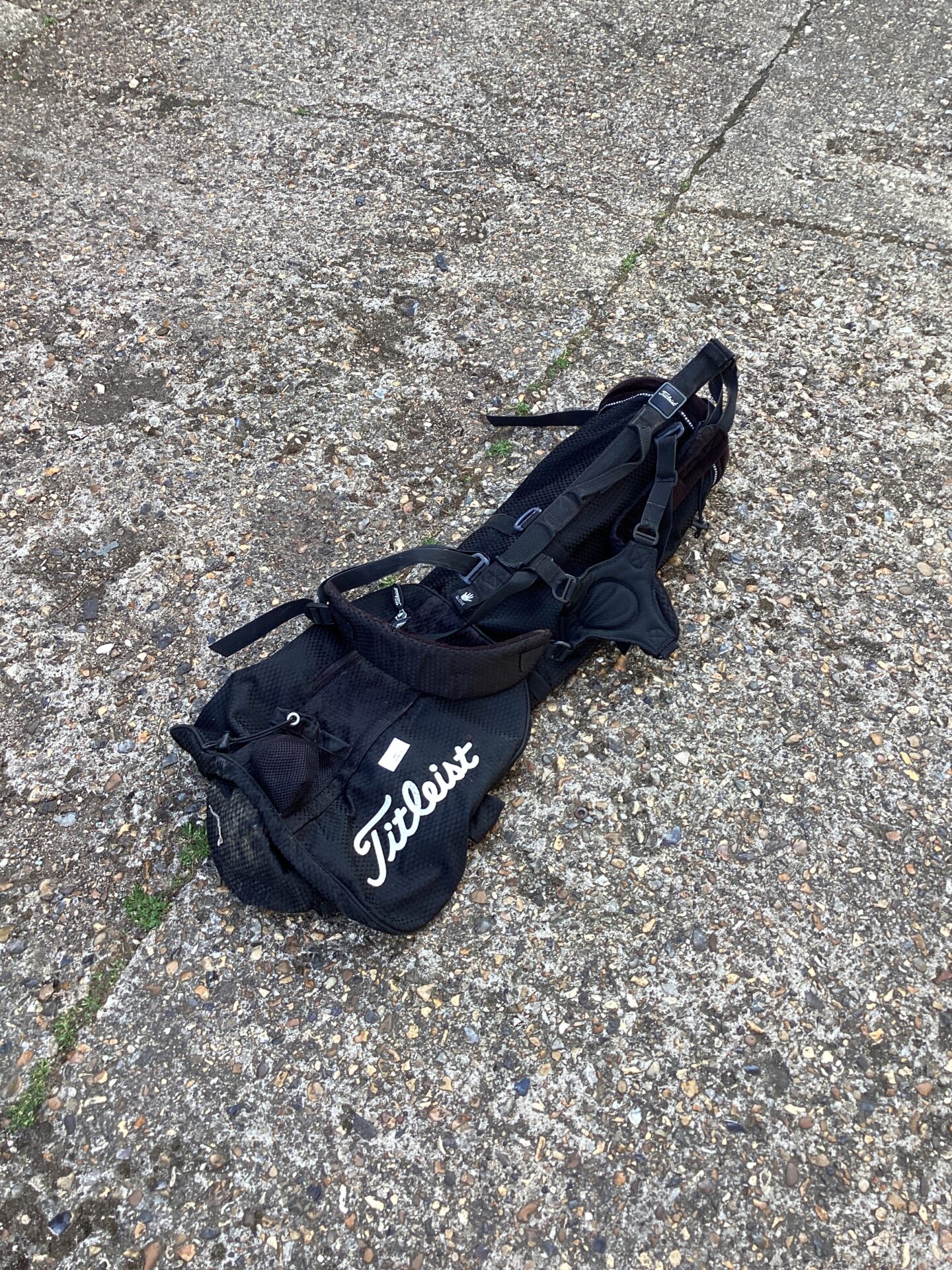411 Titleist Carry golf bag with putter