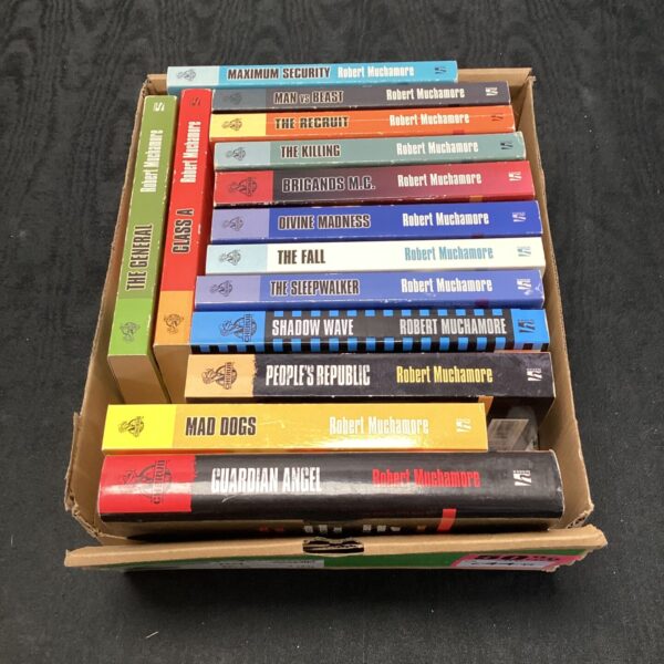 Robert Muchamore novels including Class A, The General and The Fall.