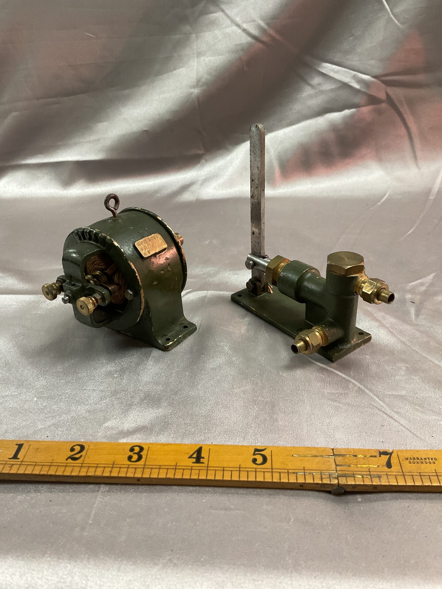 663 Vintage Steam engine Stuart Generator and Valve Lever block