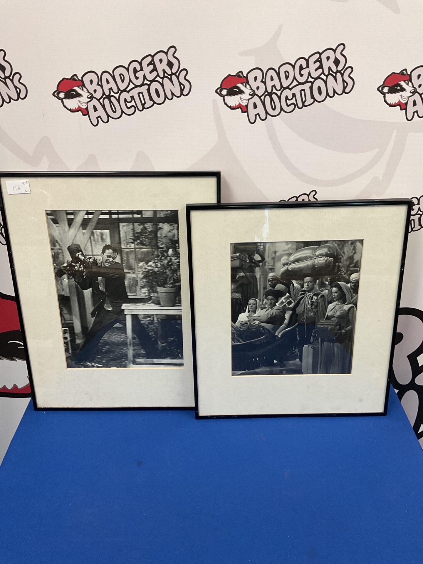 646 pair of movie photograpic stills of bing crosby & jack lemon