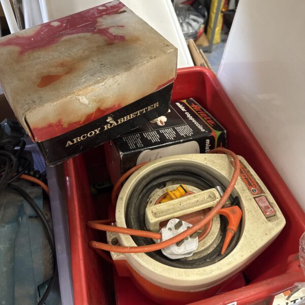 Black & Decker air compressor in a shed clearance lot.