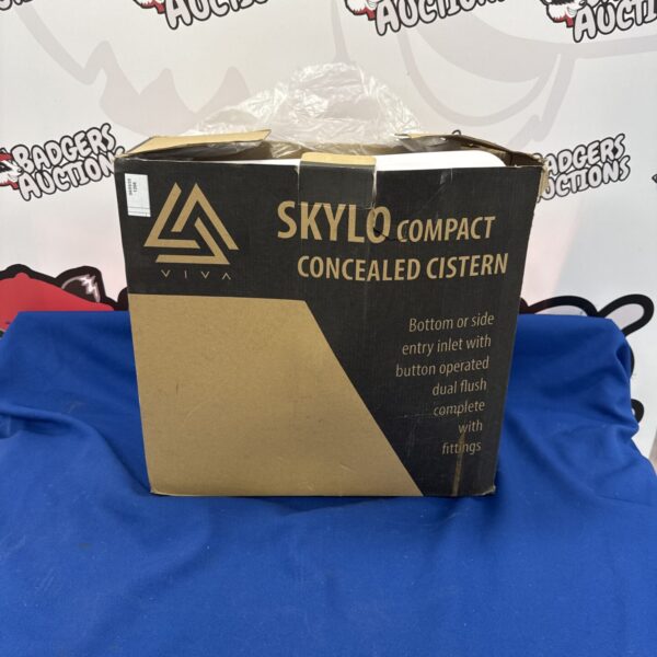 Skylo concealed cistern kit in original packaging.