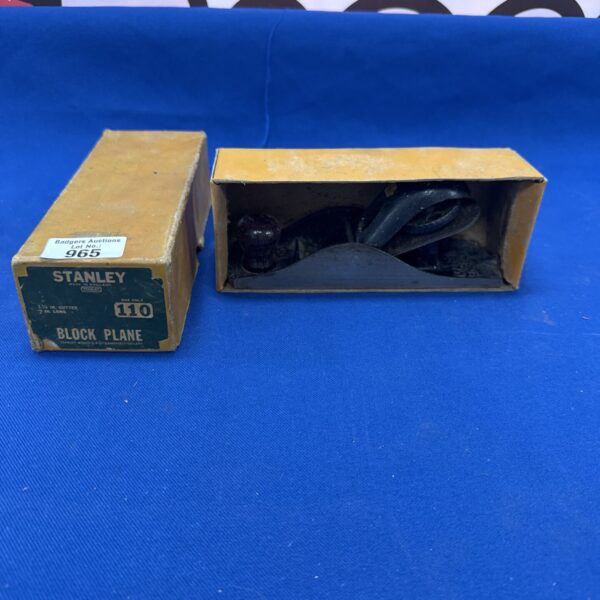 Vintage Stanley 7 inch wood plane for woodworking and collecting.