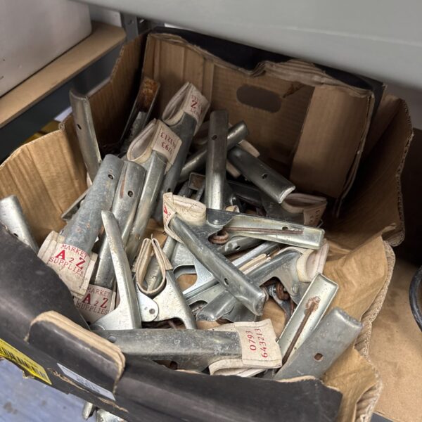 Metal market canopy clamps model 6231 for outdoor events.