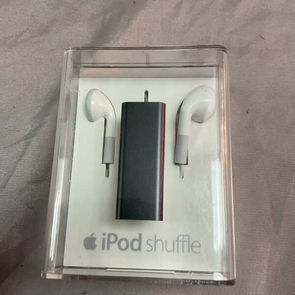 Sealed Apple iPod shuffle 2nd generation in original packaging.