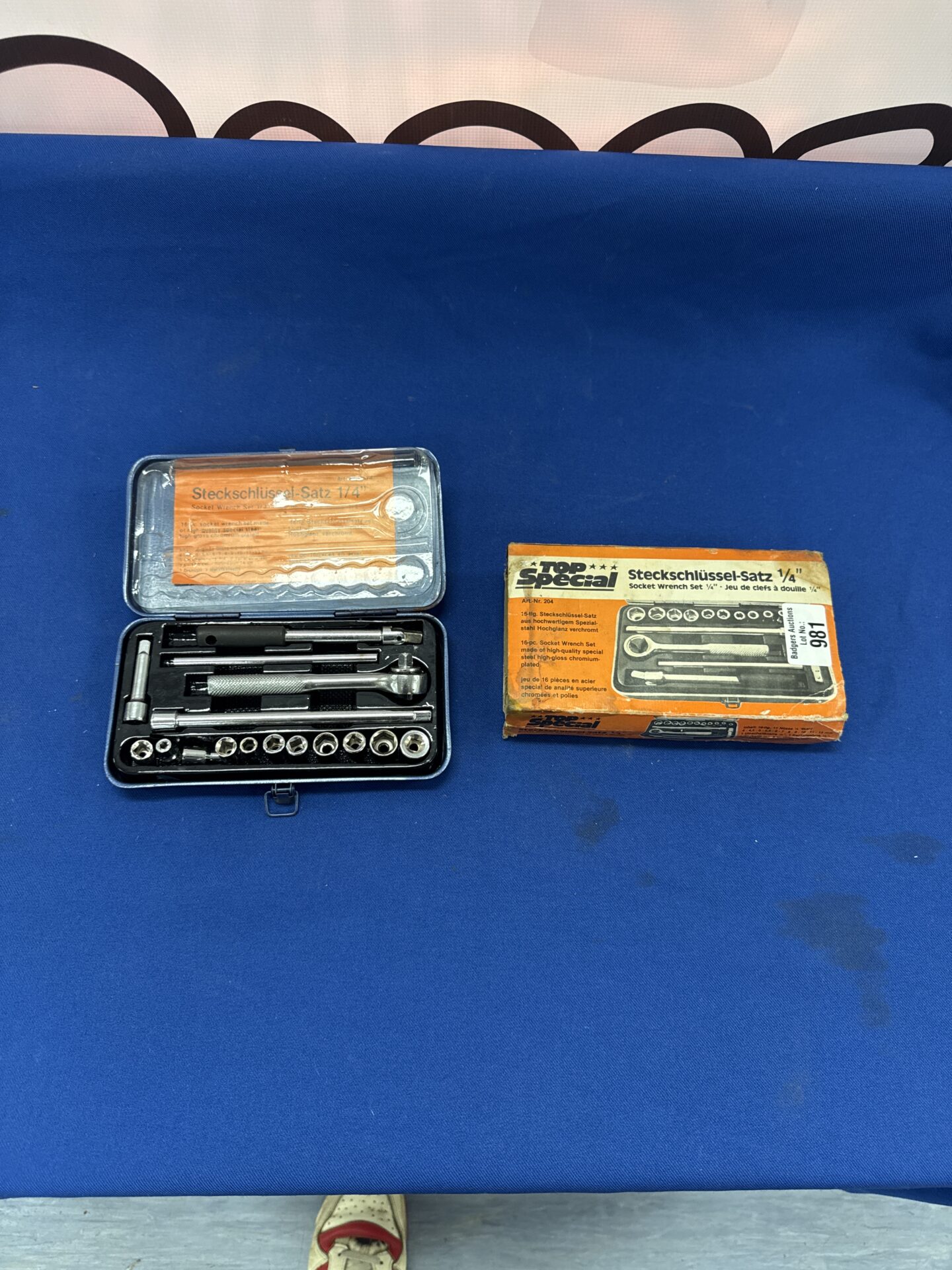 902 Vintage top special 1/4” ratchet set