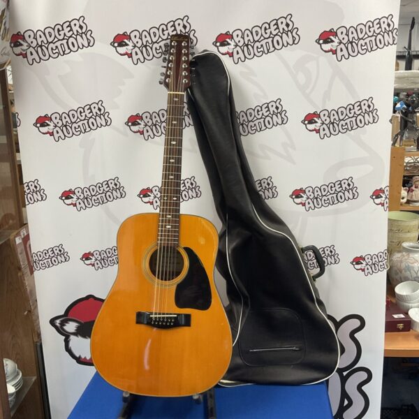 Vintage Kimbara 12-string acoustic guitar in natural finish.