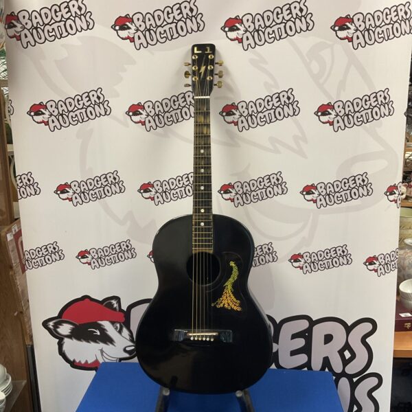 Dark finished L1 electro acoustic guitar with customised electronics.