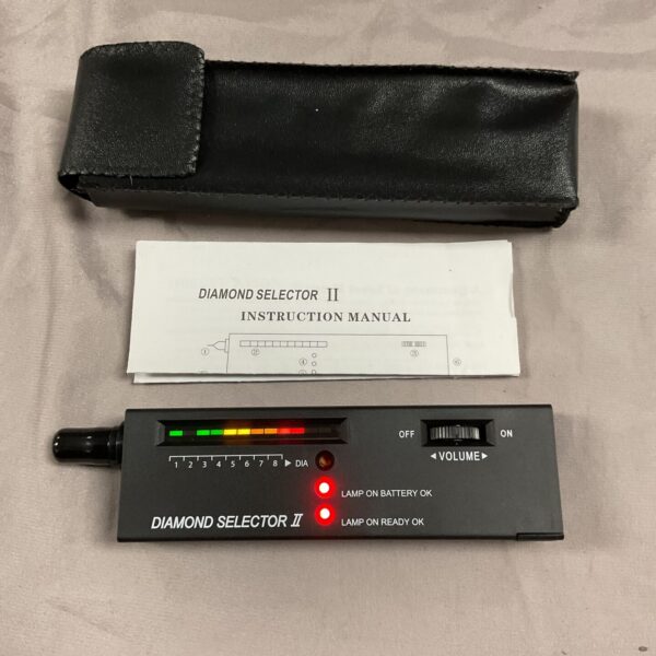 Vintage diamond selector tester for identifying gemstones.