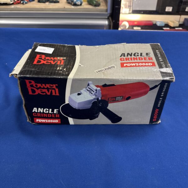 Power Devil PDW5006D angle grinder, a handheld electric power tool.