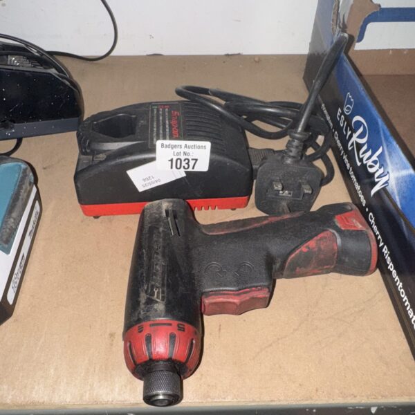 Vintage Snap On cordless screwdriver in untested condition.
