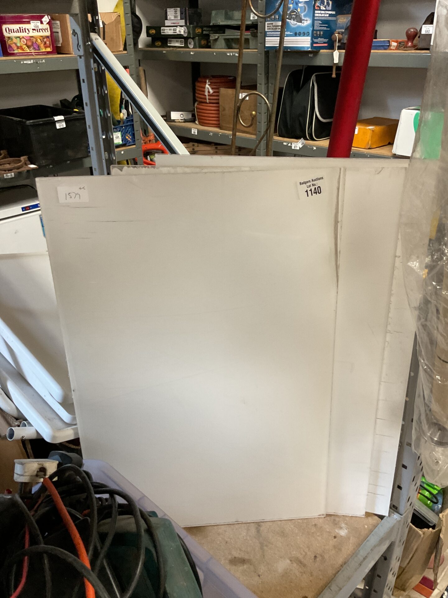 1140 Three sheets of acrylic