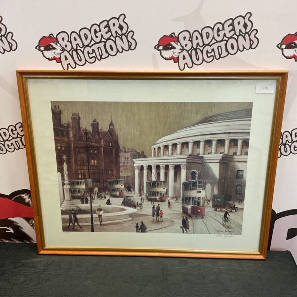 Arthur Delaney limited edition print of the Albert Hall in London.