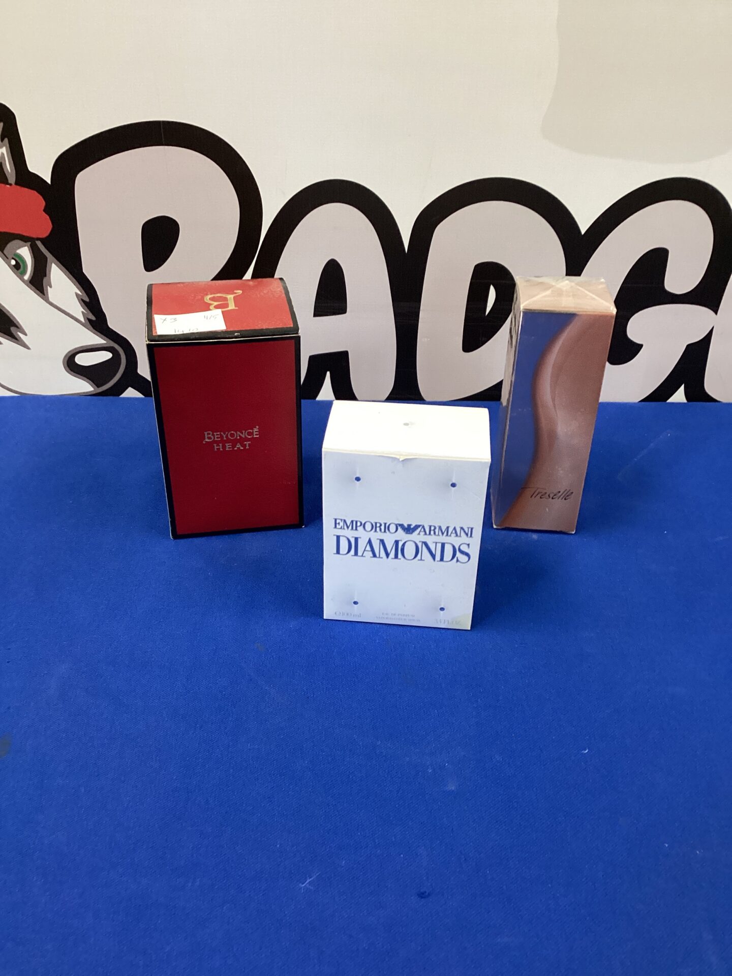 249 Three bottles of perfume inc Beyonce