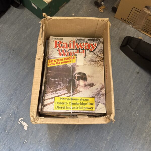 Vintage Ian Allan railway magazine from January 1988, a railway collectable.
