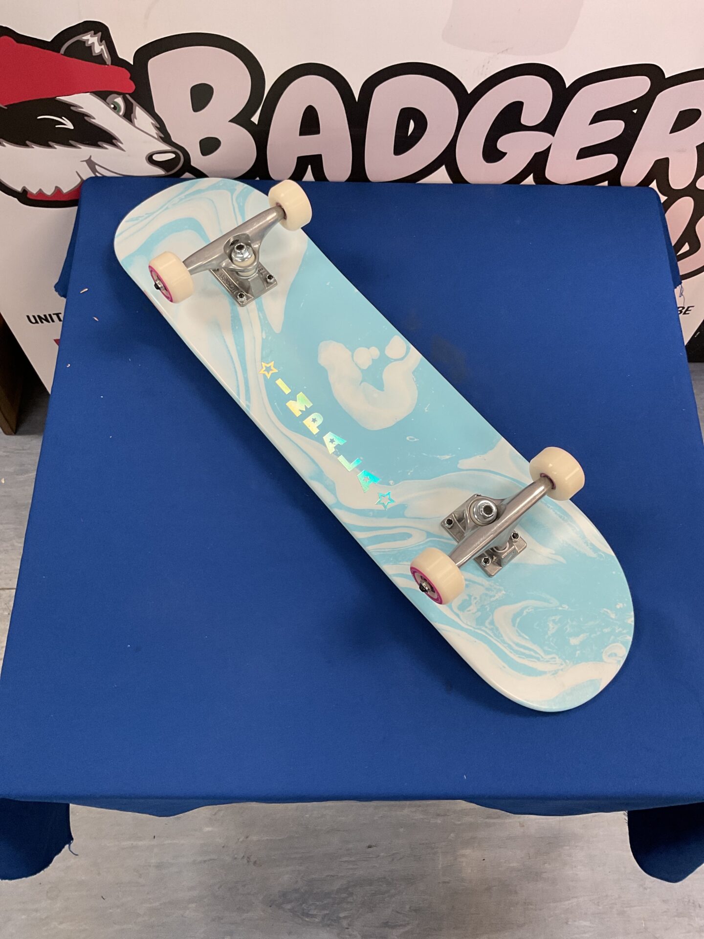 344 New impala cosmos skateboard with tensor trucks