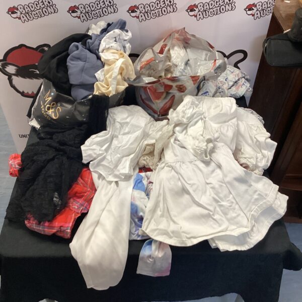 Ladies clothing bundle with blouses, tops and trousers.