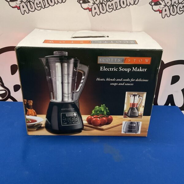 Scotts of Stow Electric Soup Maker in original box.