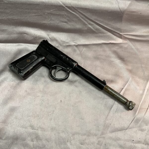 Vintage Gat Gun toy pistol, collectible metal toy gun.