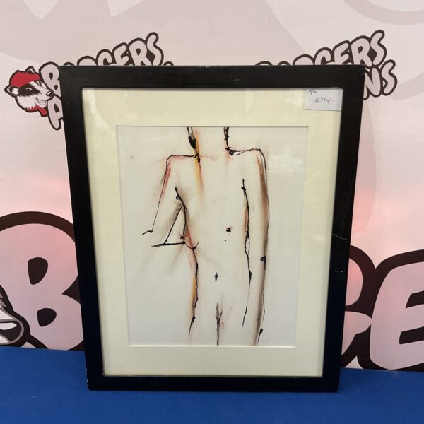 Original nude painting by Clive Williams, Penzance artist.