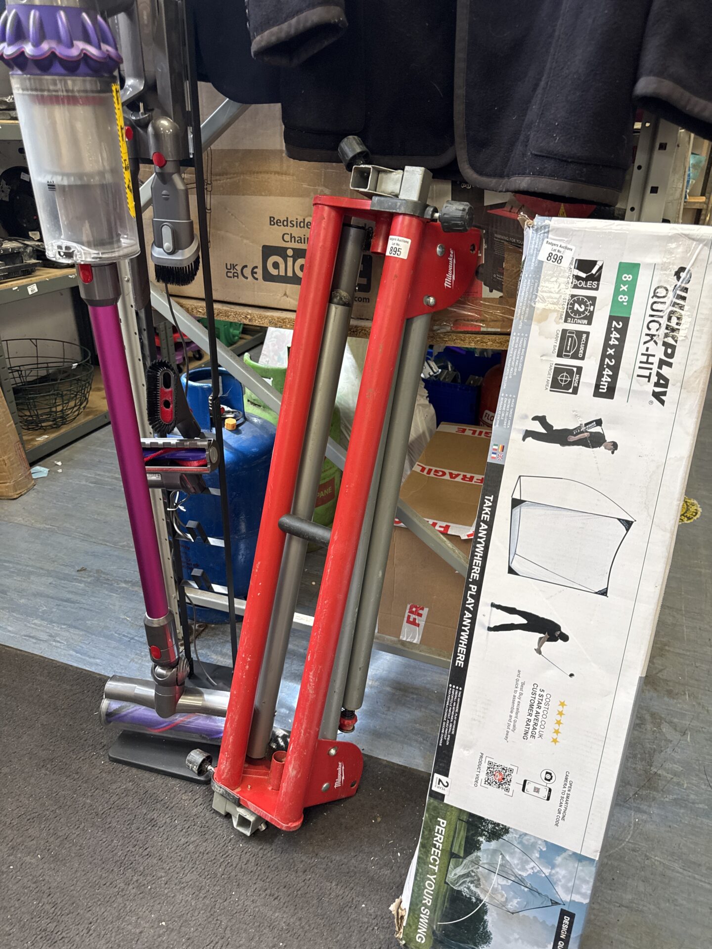 895 Milwaukee msl 1000 2m extendable mitre saw stand