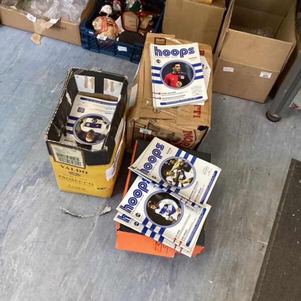 Large lot of vintage QPR football programs for collectors.