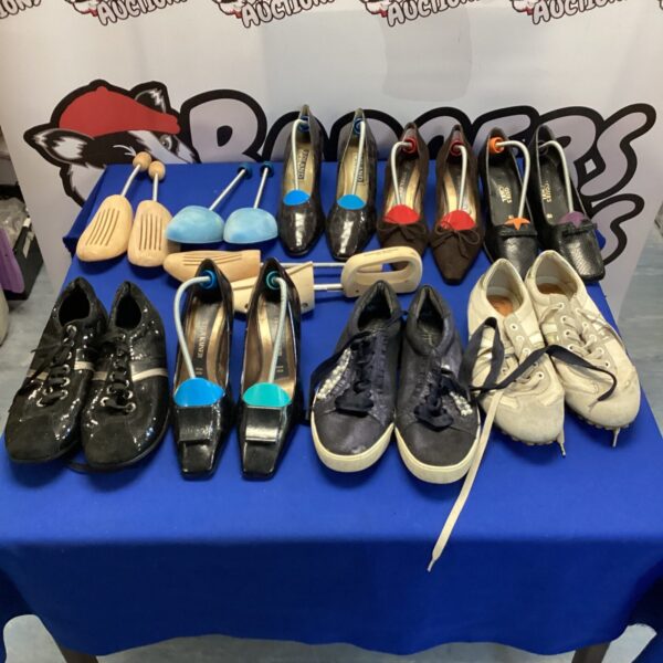 Ladies designer shoe lot including Geox and Peter Kaiser brands.