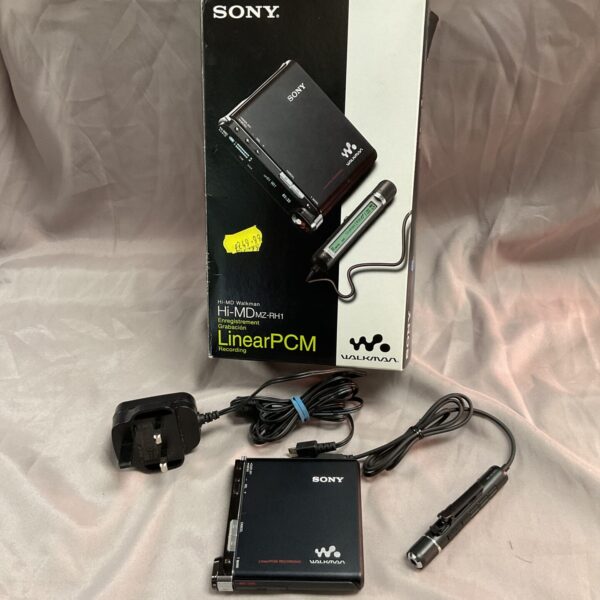 Boxed Sony Hi-MD Walkman MZ-RH1 Mini Disc player.