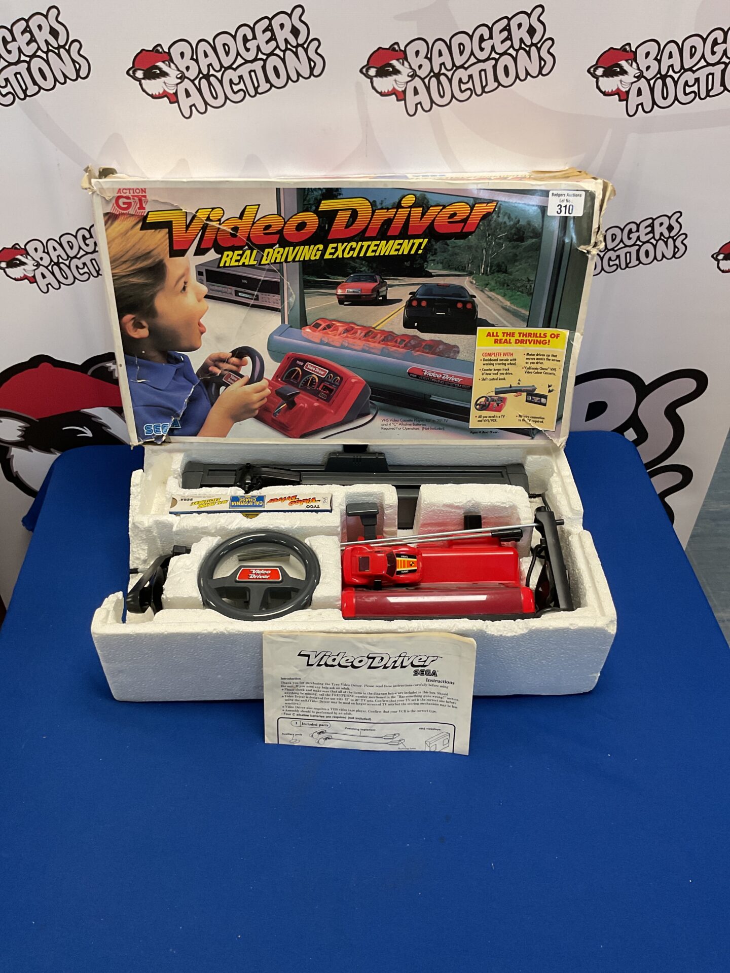 310 Retro Sega Boxed Video Driver Action G1 Complete