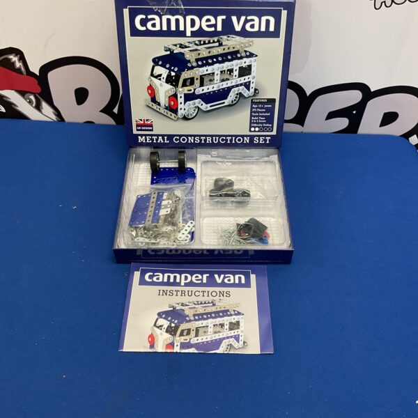 Vintage metal construction camper van kit, UK design.