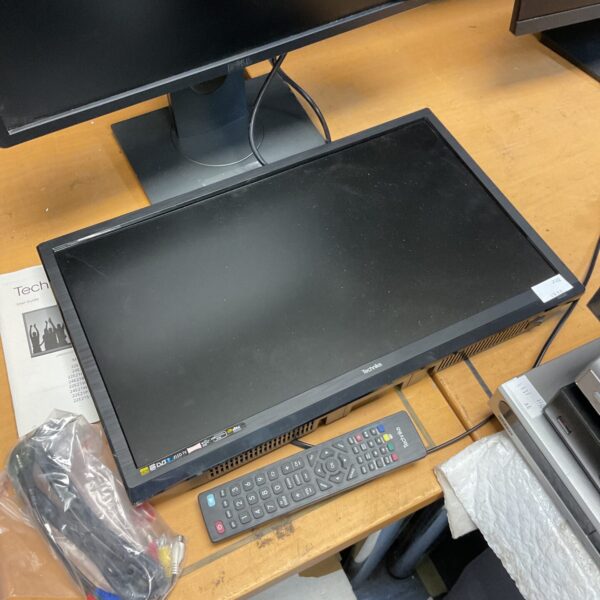Technika 21.5” HD LED TV with remote control.