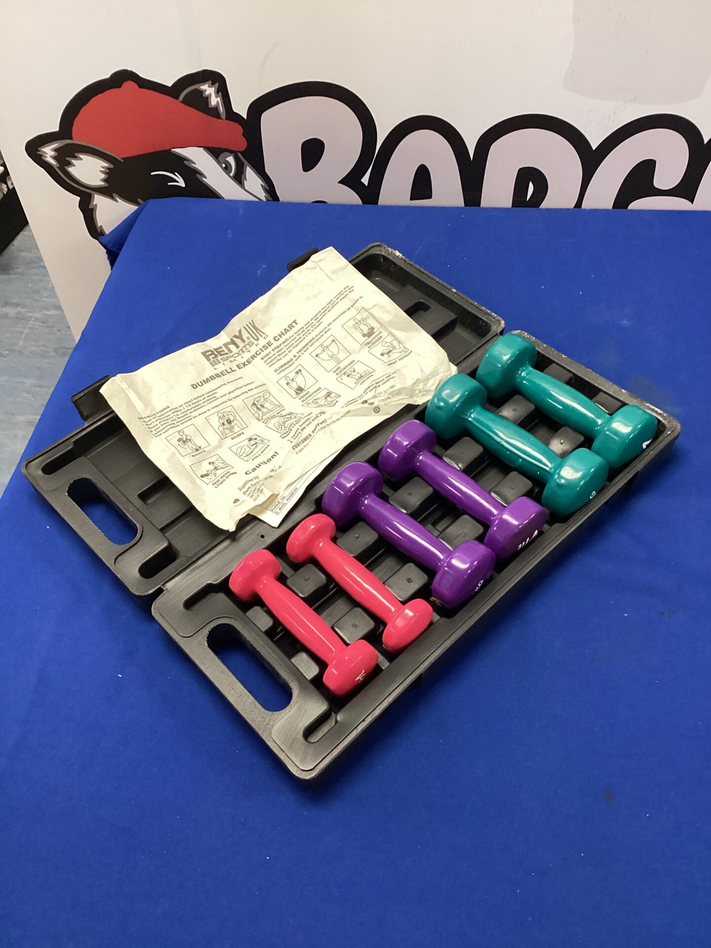 533 Beny sports uk limited dumbbell set