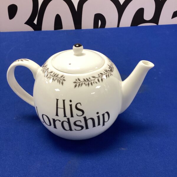 Small vintage Hudson Middleton porcelain teapot for collectors.