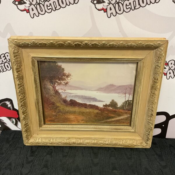 Frederick Shaw painting of Lake Windermere, Victorian landscape art.