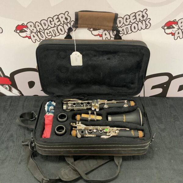 Startone clarinet in hard case, woodwind musical instrument.