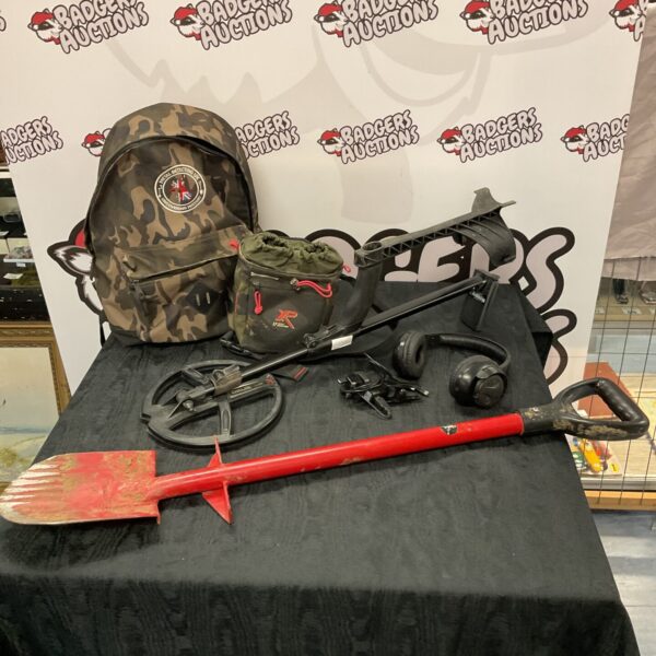 XP ORX wireless metal detector bundle with accessories.
