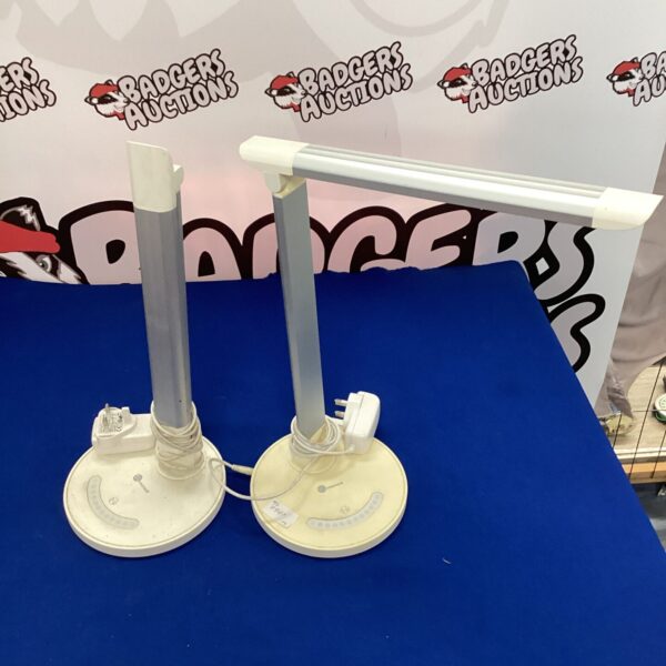 Pair of TaoTronics LED desk lamps for office or reading.