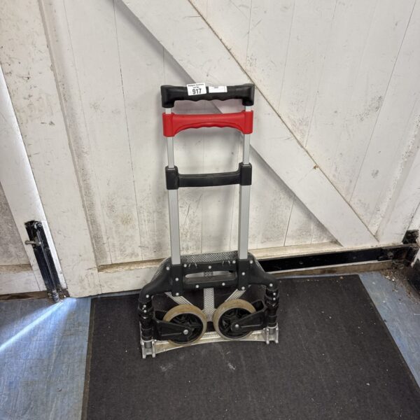 Used metal folding sack barrow for transporting loads.