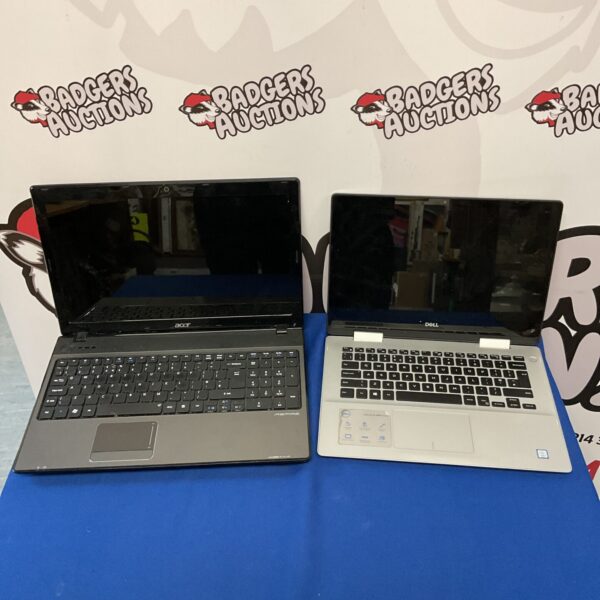 Used laptop bundle featuring Acer Aspire and Dell Inspiron.