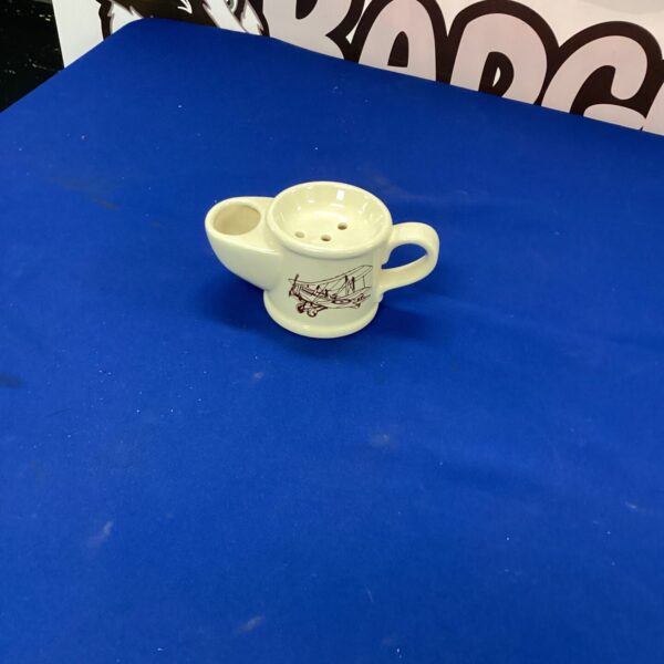 Vintage Wade shaving mug, ceramic, collectible bathroom accessory.