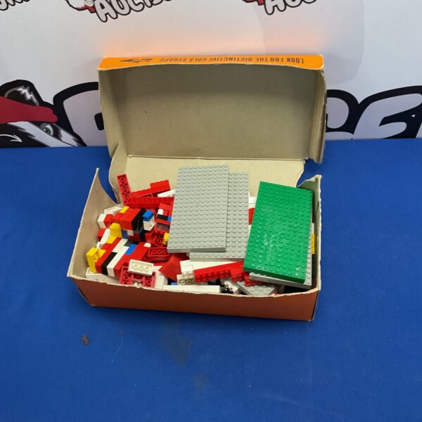 A colourful lot of vintage Lego building bricks.